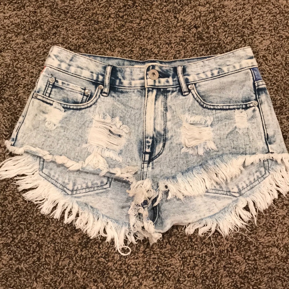 PacSun USA High Rise Shorties
